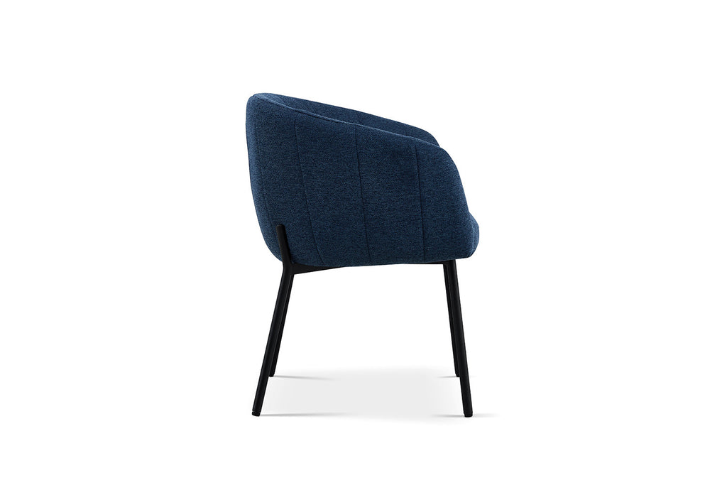 Stoel ruby Stof Blauw