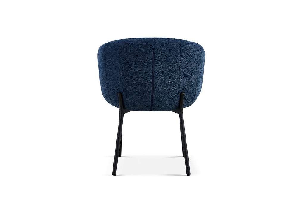 Stoel ruby Stof Blauw