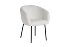 Stoel ruby Bouclé Wit