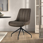 Stoel conellia Draaibaar Stof Bruin Grijs