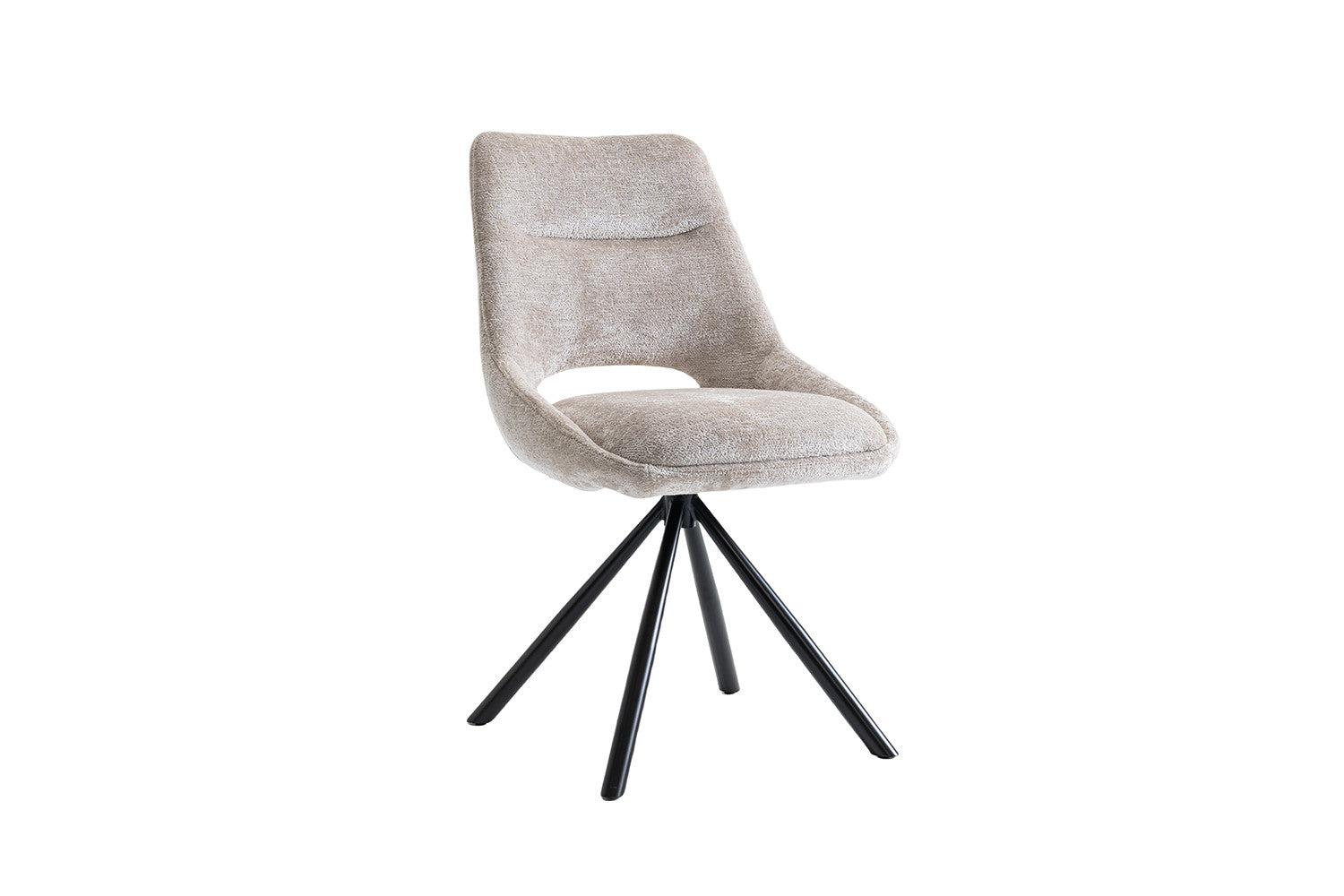 Stoel velutto Stof Beige