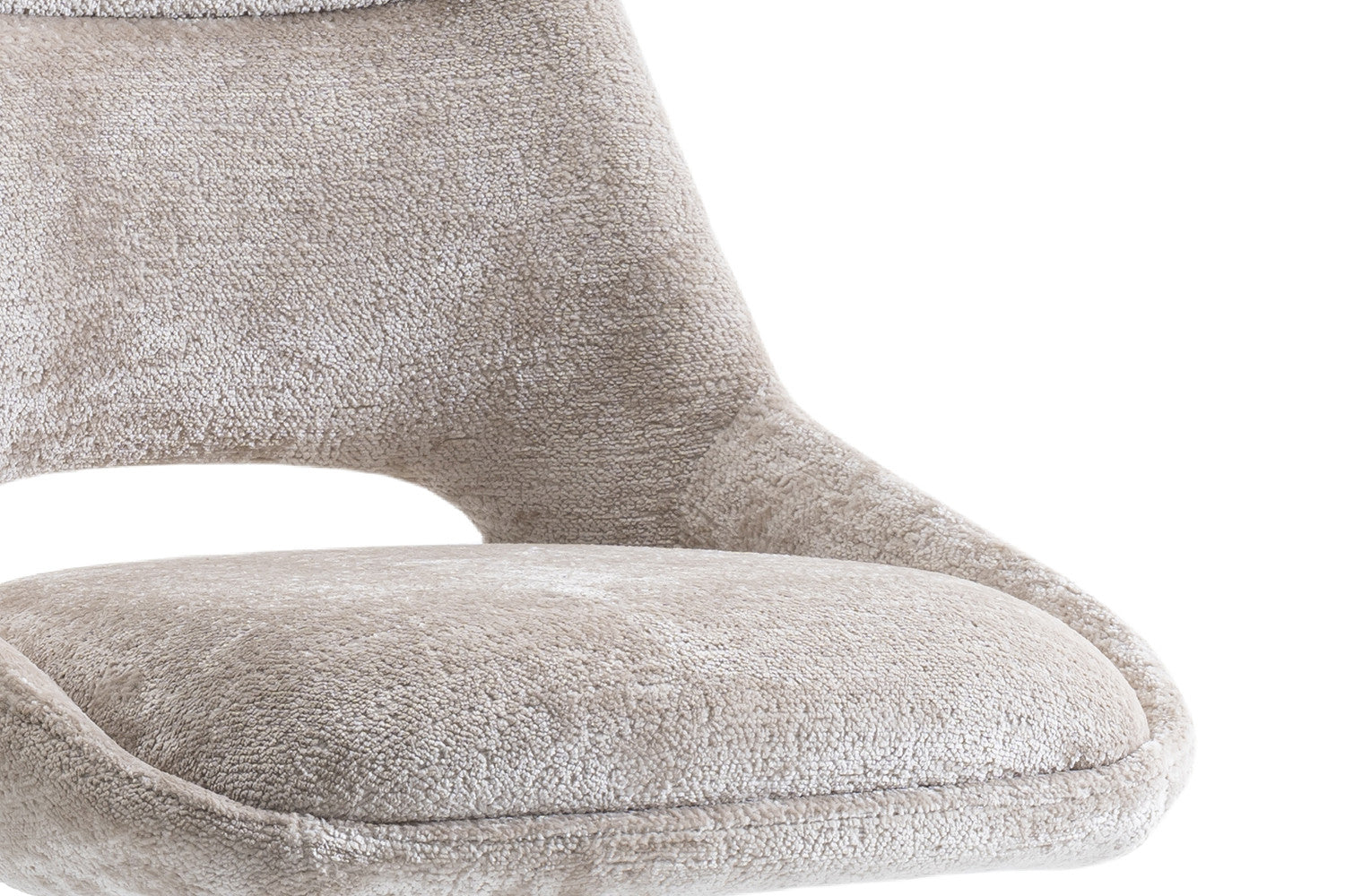 Stoel velutto Stof Beige