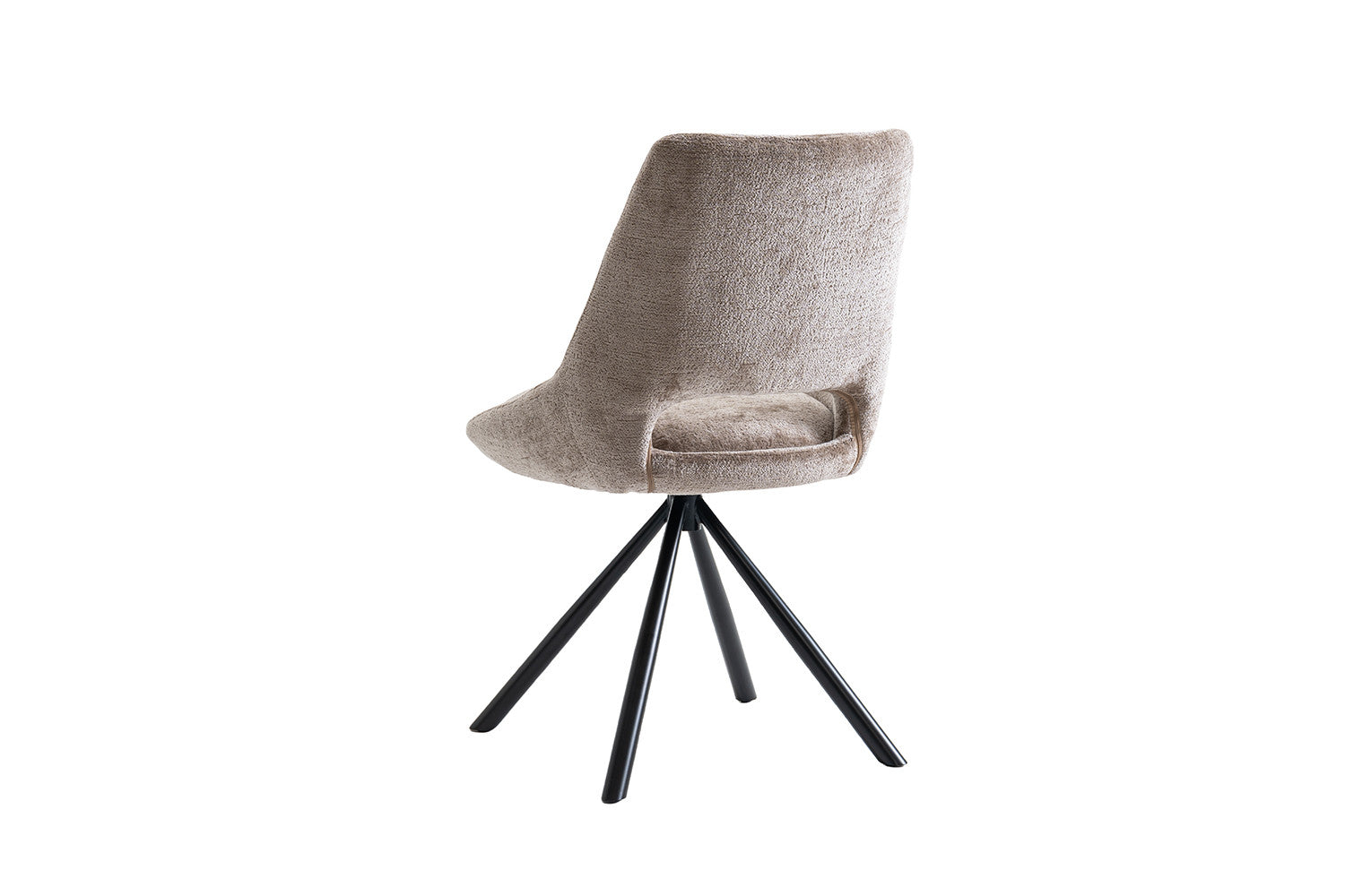 Stoel velutto Stof Taupe