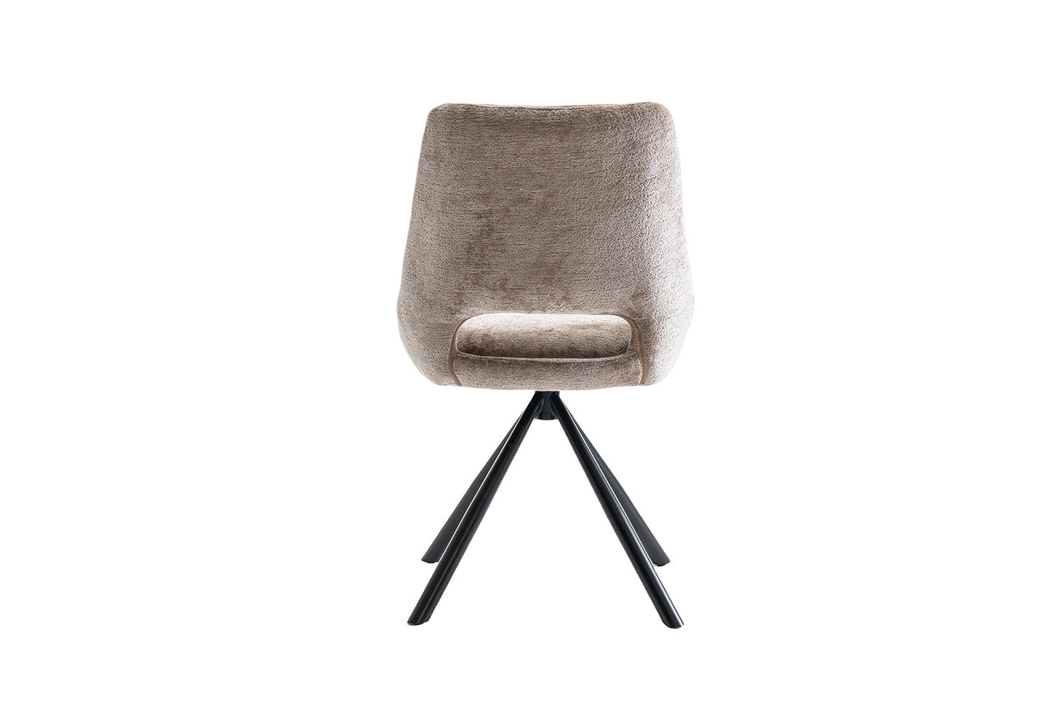 Stoel velutto Stof Taupe