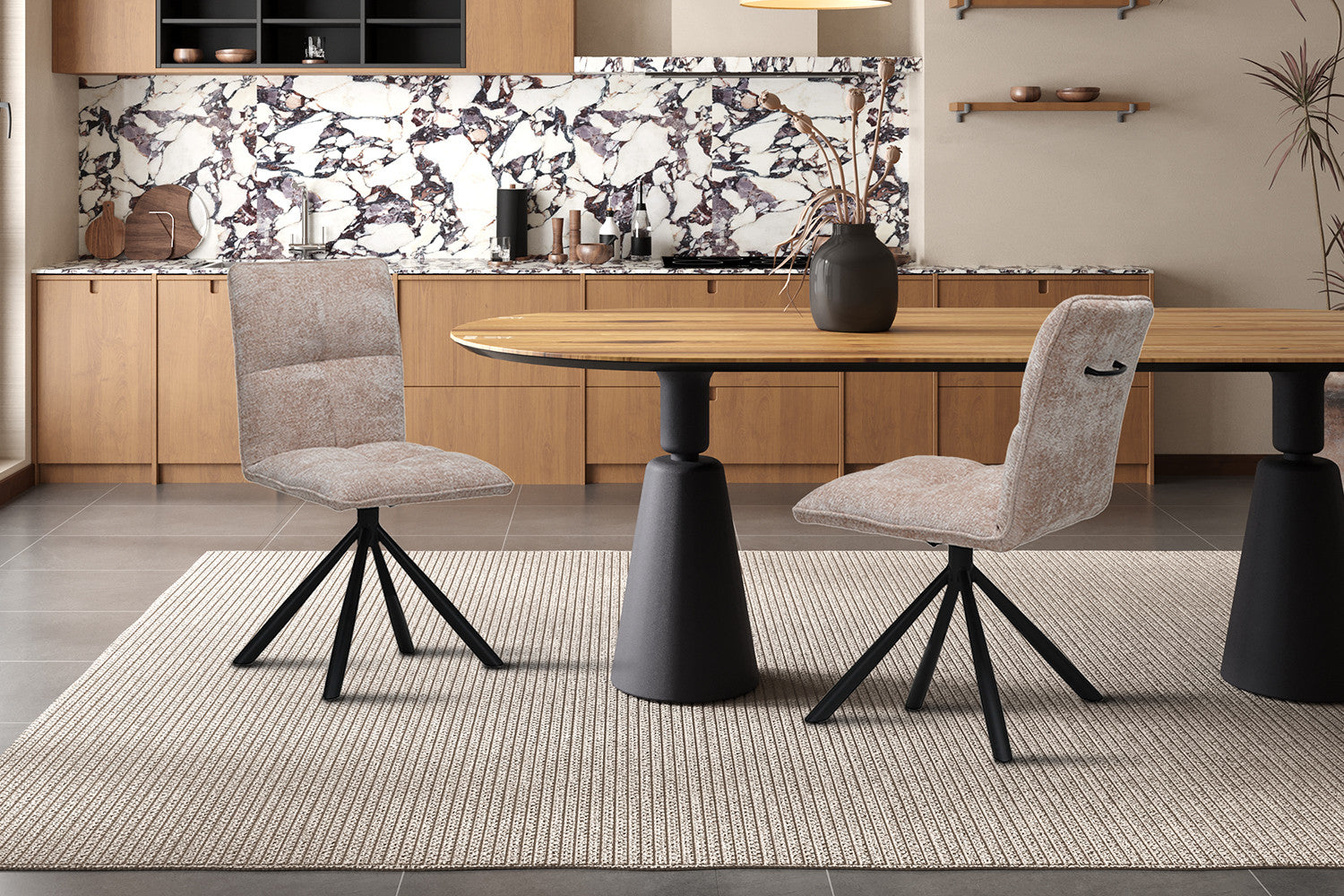 Stoel veljo Draaibaar tot 0 Stof Zand