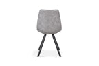 Stoel metardo PU Donkergrijs