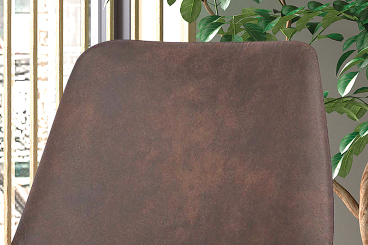 Stoel danora Micro fiber PU Bruin