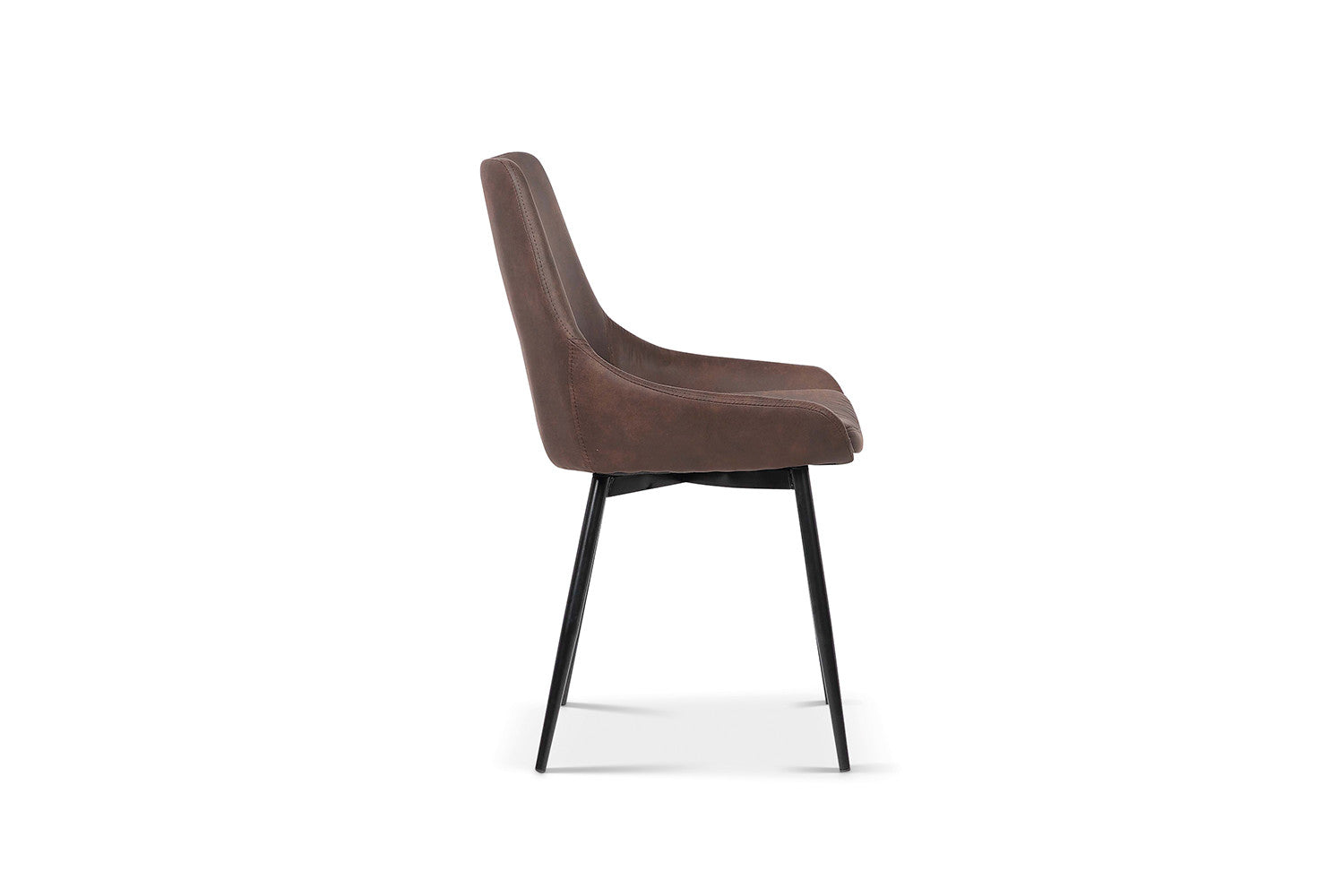 Stoel danora Micro fiber PU Bruin