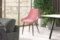 Stoel danora Fluweel Roze