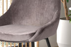 Stoel danora Fluweel Grijs