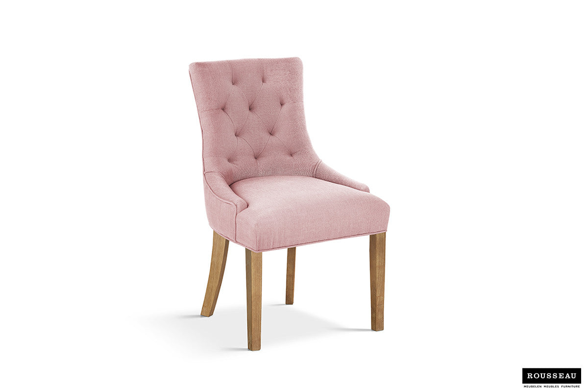 Stoel tivian Stof Roze