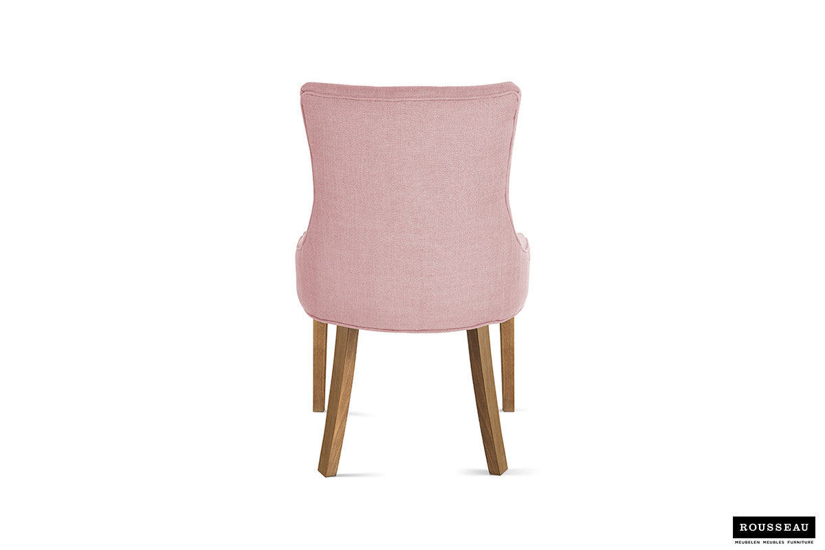 Stoel tivian Stof Roze
