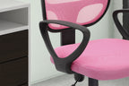 Bureaustoel Hans Mesh Roze