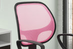 Bureaustoel Hans Mesh Roze