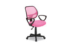 Bureaustoel Hans Mesh Roze