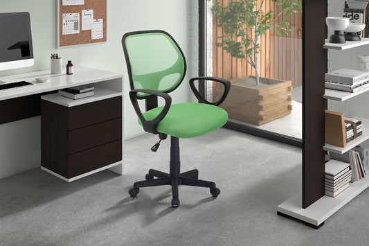 Bureaustoel Hans Mesh Lime