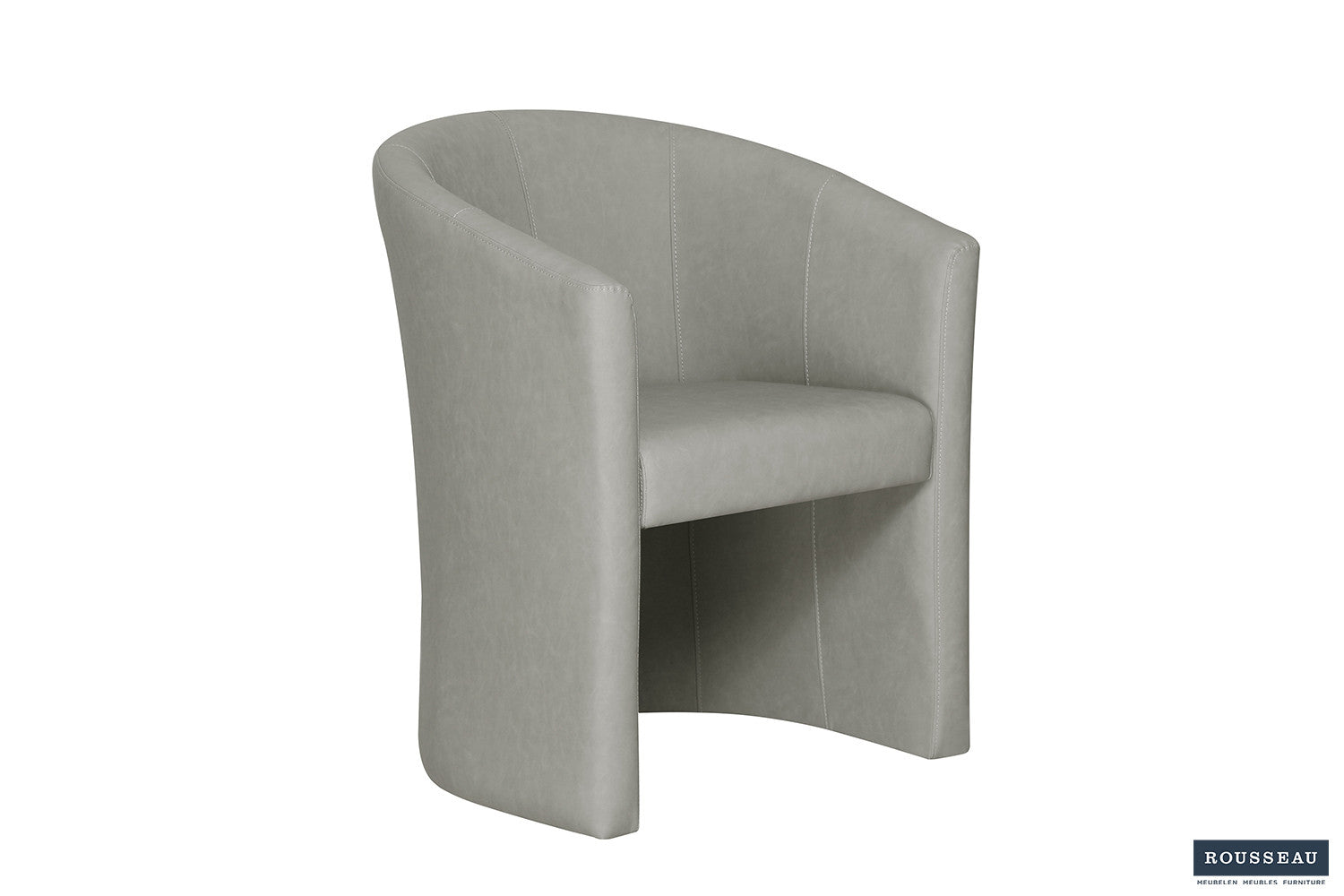 Kuipzeteltje 'Charlie' Vintage PU Lichtgrijs