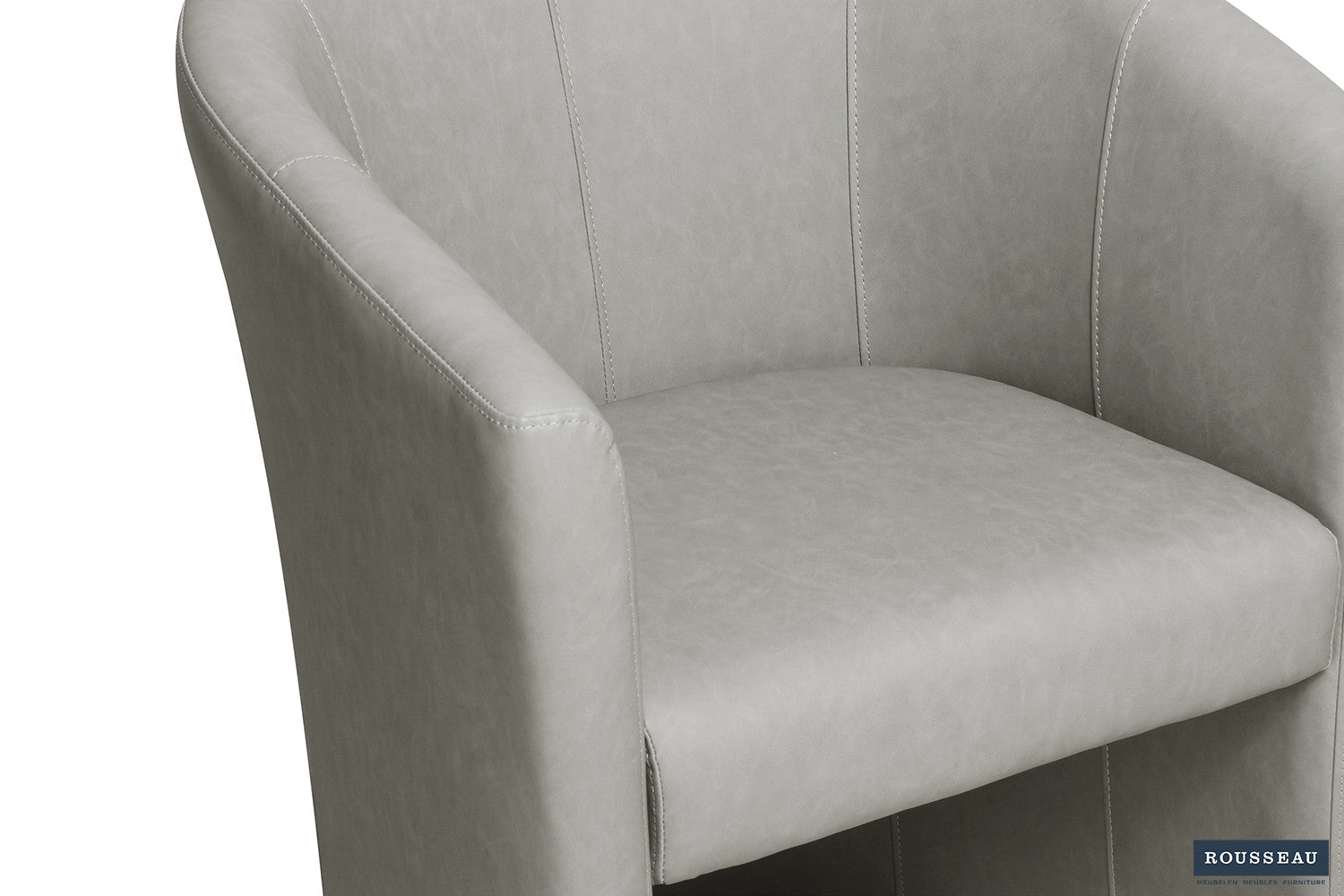 Kuipzeteltje 'Charlie' Vintage PU Lichtgrijs