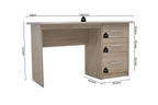 Bureau Daniel 3 lades Sonoma