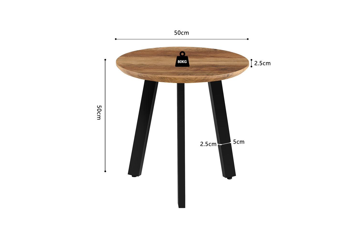 Set van 2 Salontafels tavi Decor Mango