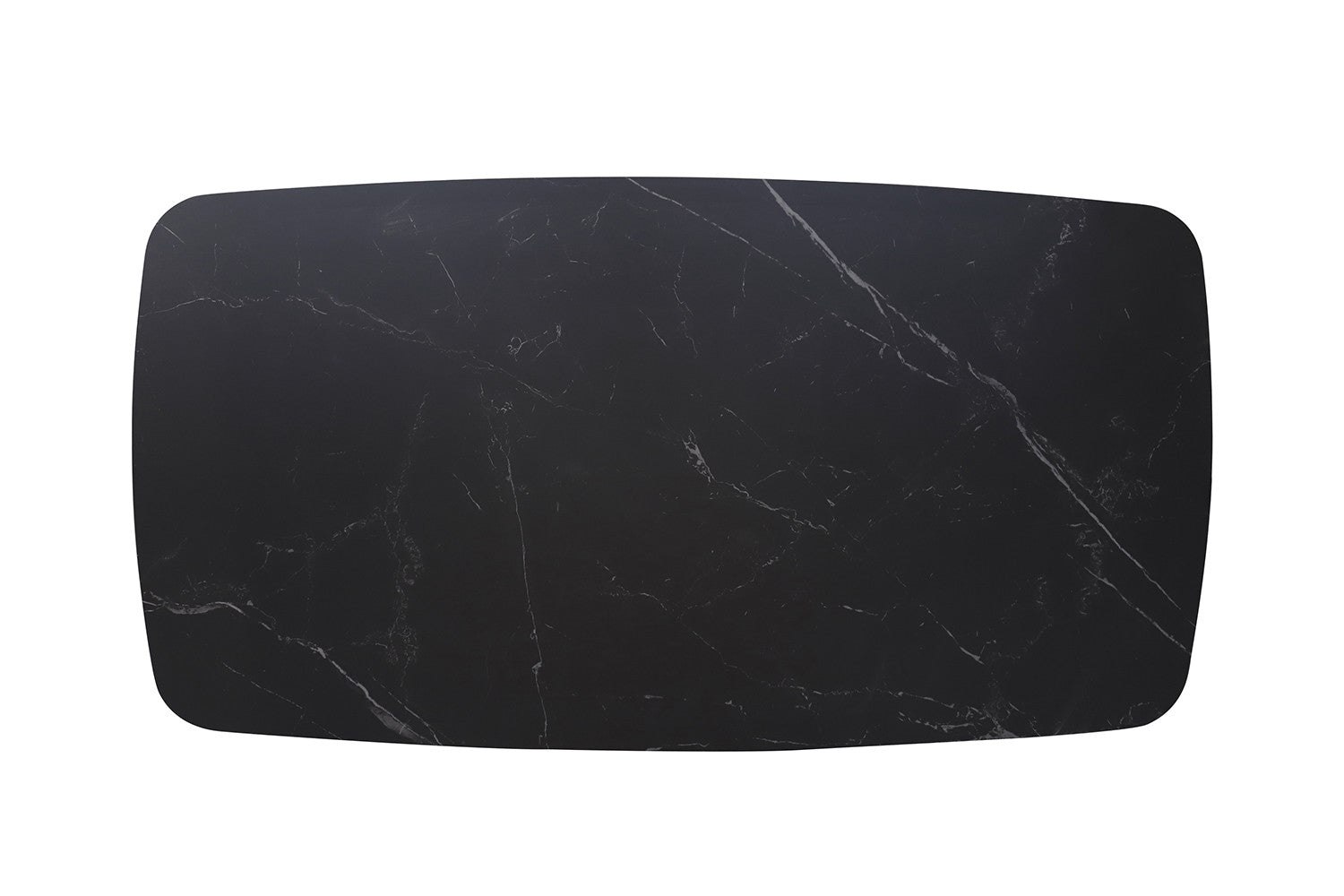 Salontafel Noxen 130 cm Deens Ovaal Steen Zwart