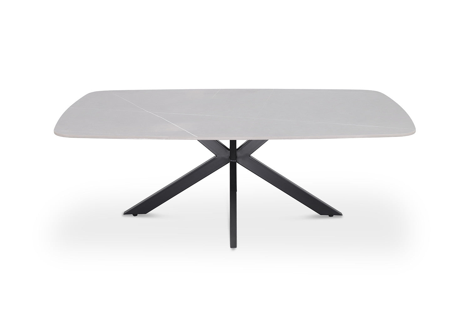 Salontafel Noxen 130 cm Deens Ovaal Steen Grijs