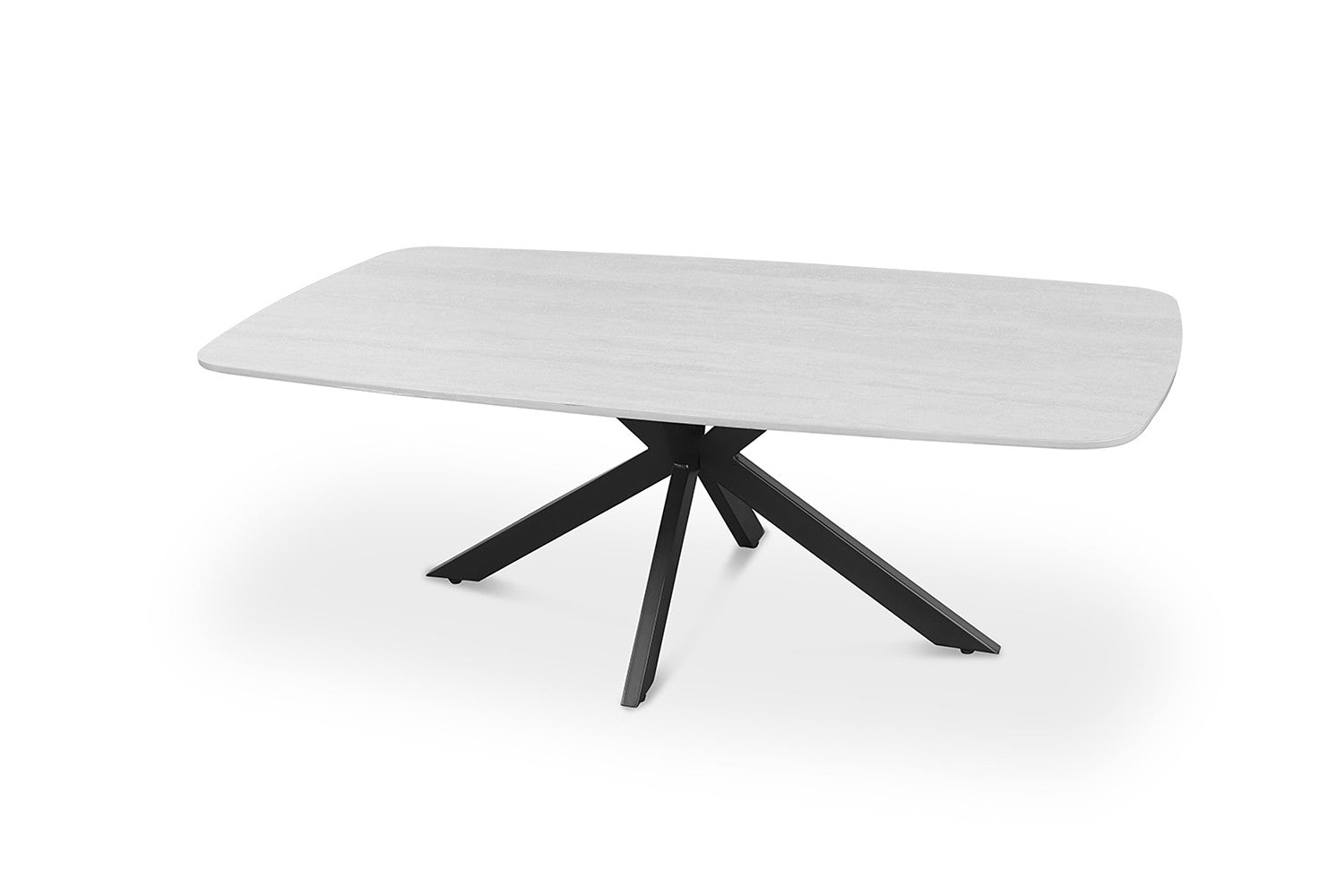 Salontafel Noxen 130 cm Deens Ovaal Steen Baroque Grijs