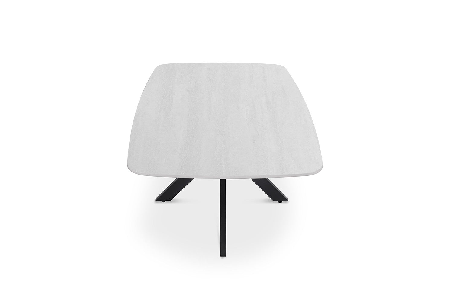 Salontafel Noxen 130 cm Deens Ovaal Steen Baroque Grijs