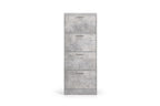 Schoenenkast Carla 4 laden Beton