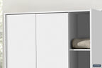 Kledingkast Laura 3 deuren Wit
