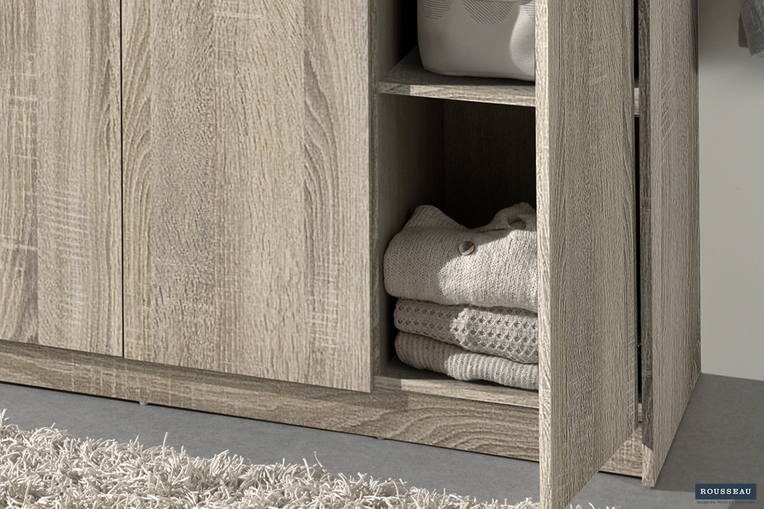 Kledingkast Laura 3 deuren Sonoma