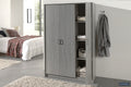 Kledingkast Laura 3 deuren Grijze Eik