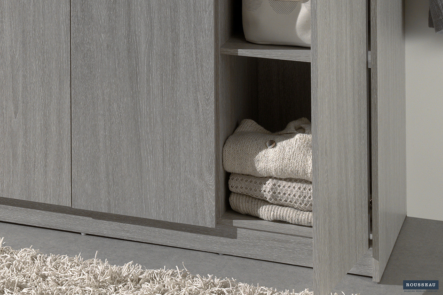 Kledingkast Laura 3 deuren Grijze Eik