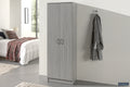 Opbergkast Laura 2 deuren en 4 legplanken Grijze Eik