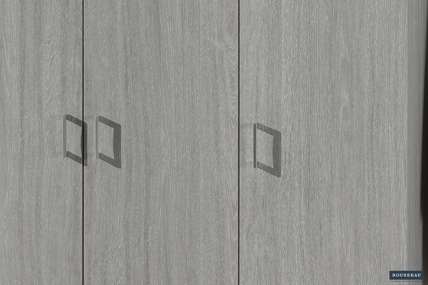 Opbergkast Laura 3 deuren en 4 legplanken Grijze Eik