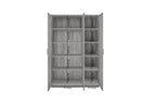 Opbergkast Laura 3 deuren en 4 legplanken Grijze Eik