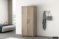 Kledingkast Ferano 2 deuren Sonoma