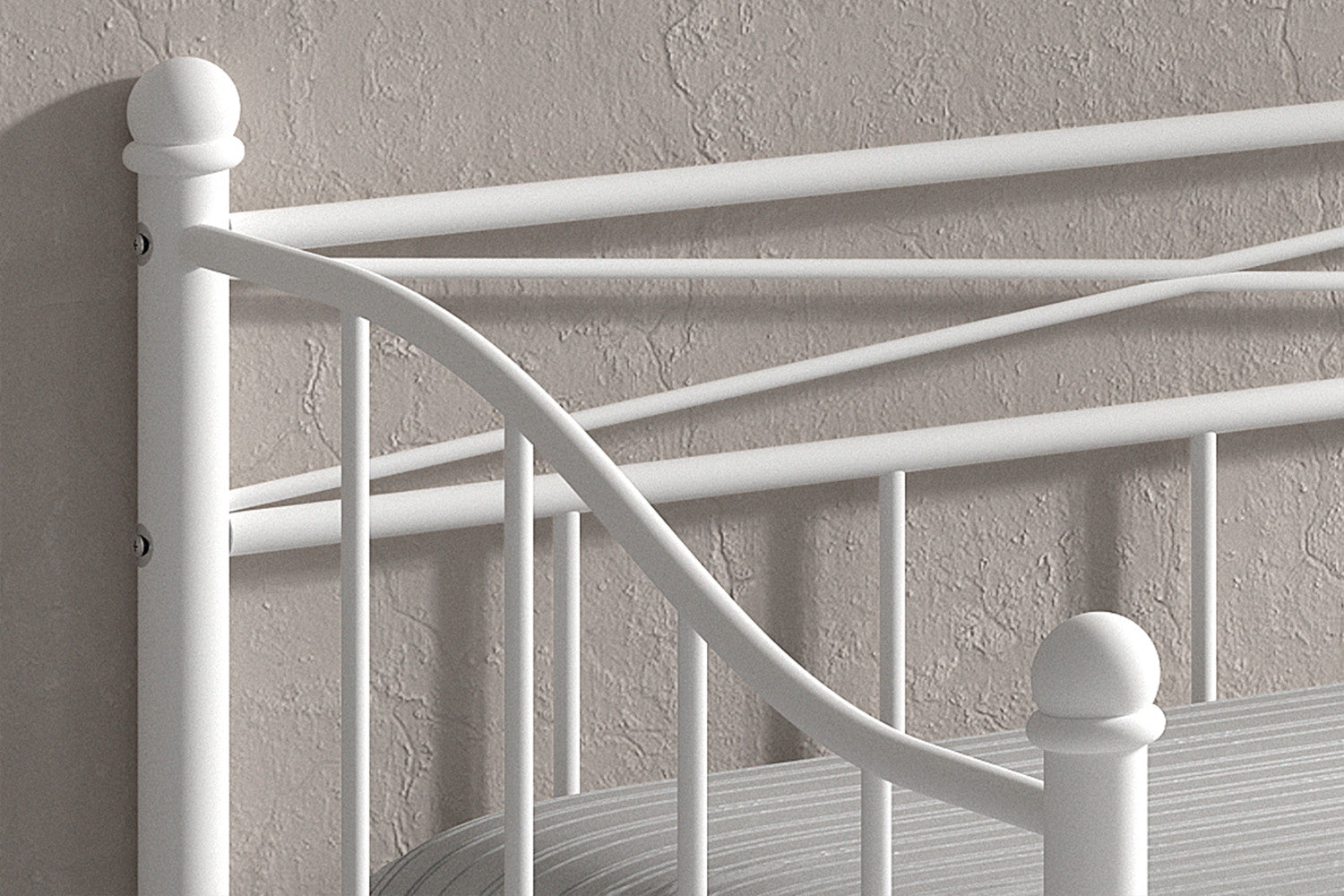 Bed Simone 90x200 met lattenbodem Wit