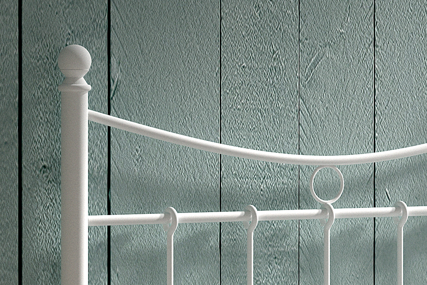 Bed Sandra 90x200 met lattenbodem Wit