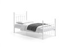 Bed Sandra 90x200 met lattenbodem Wit