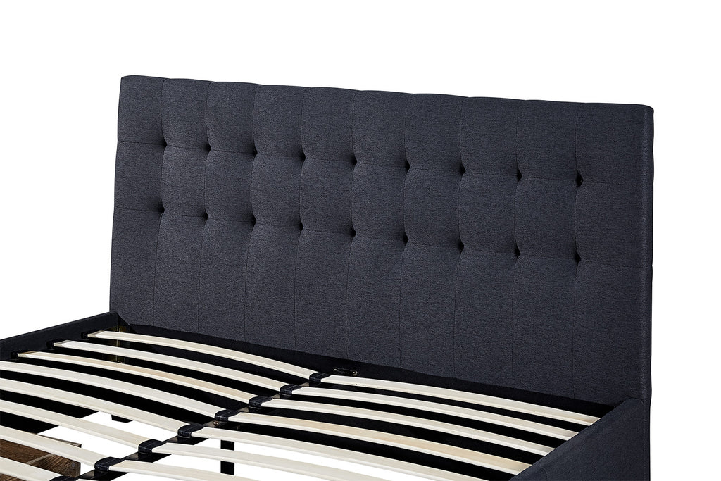 Bed Maurits 160x200 met lattenbodem Grijs