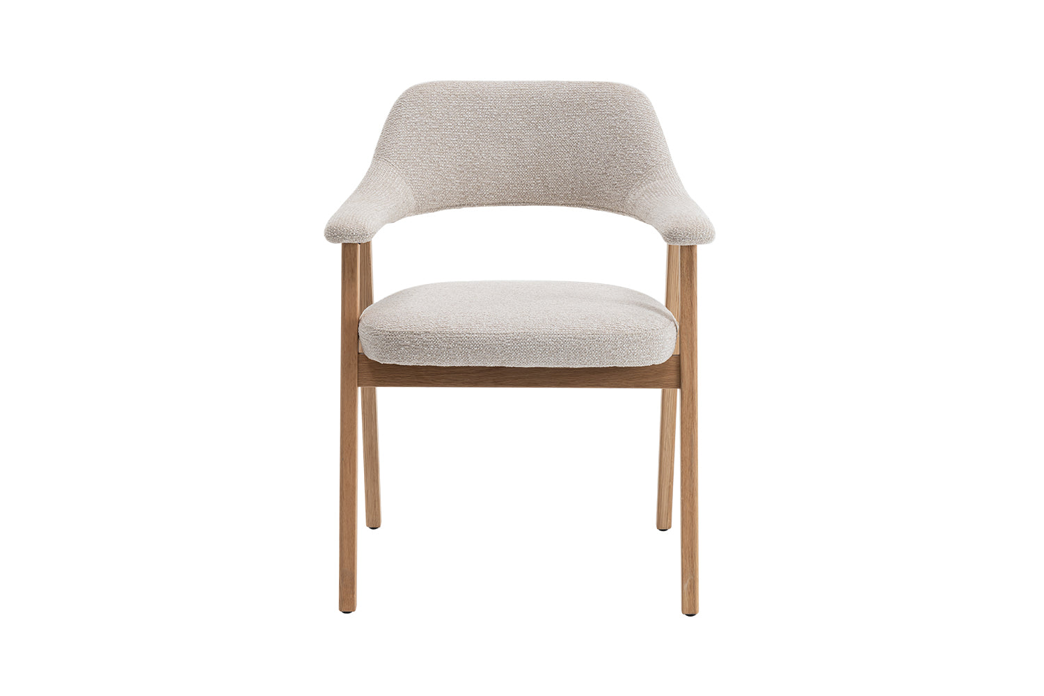 Japandi Eetkamerstoel Elora Eiken Beige