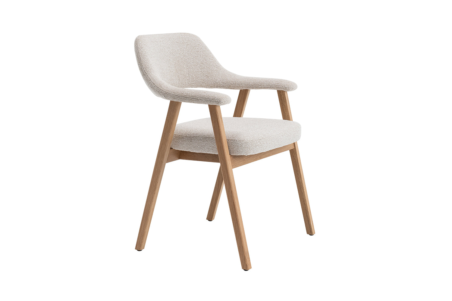 Japandi Eetkamerstoel Elora Eiken Beige