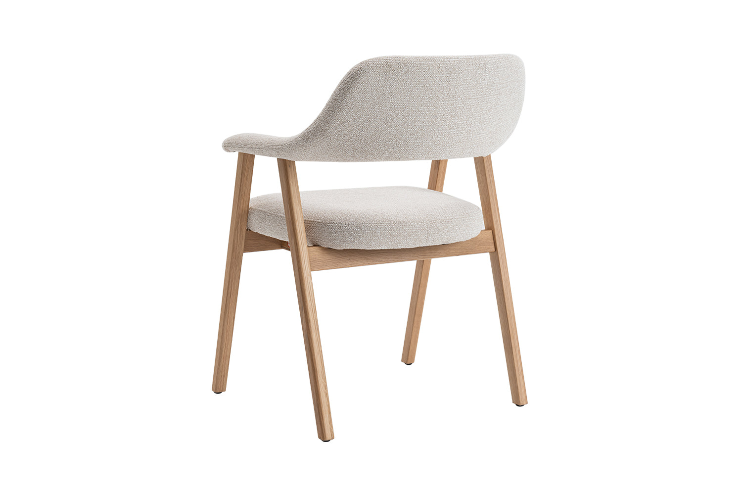 Japandi Eetkamerstoel Elora Eiken Beige