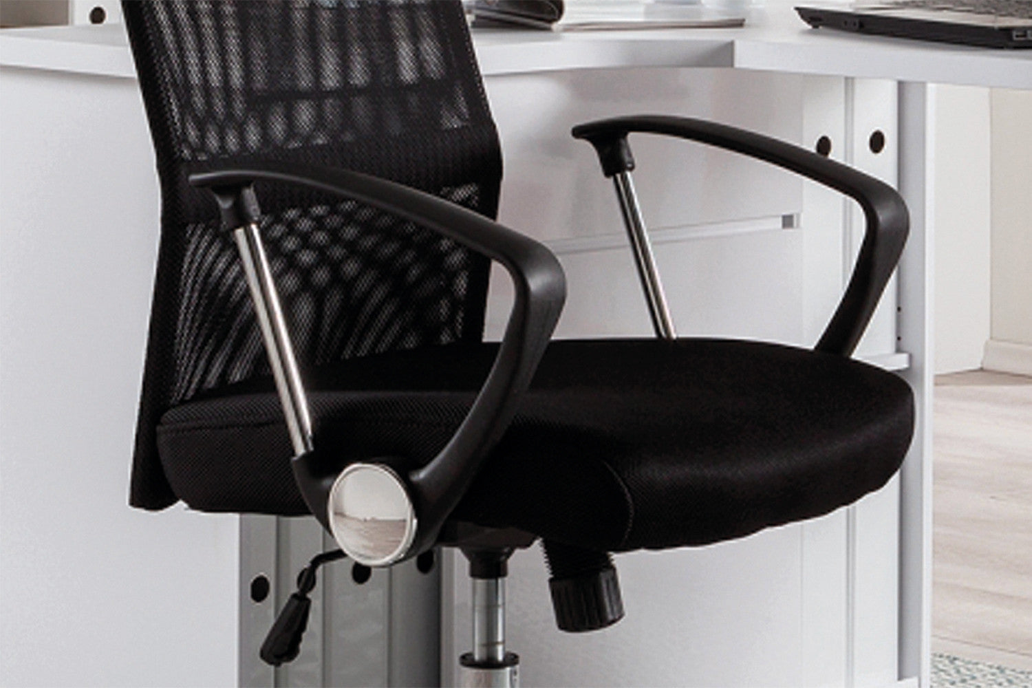 Bureaustoel Mees Mesh Zwart