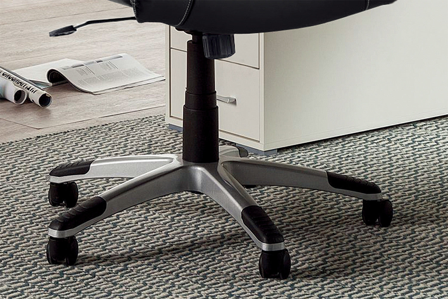 Bureaustoel Dennis PU Zwart