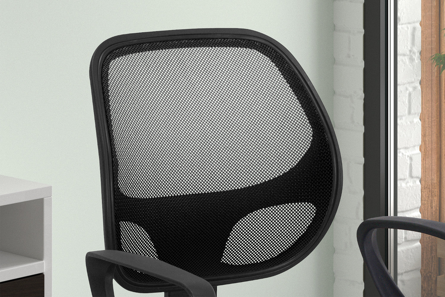 Bureaustoel Hans Mesh Zwart