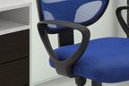 Bureaustoel Hans Mesh Blauw
