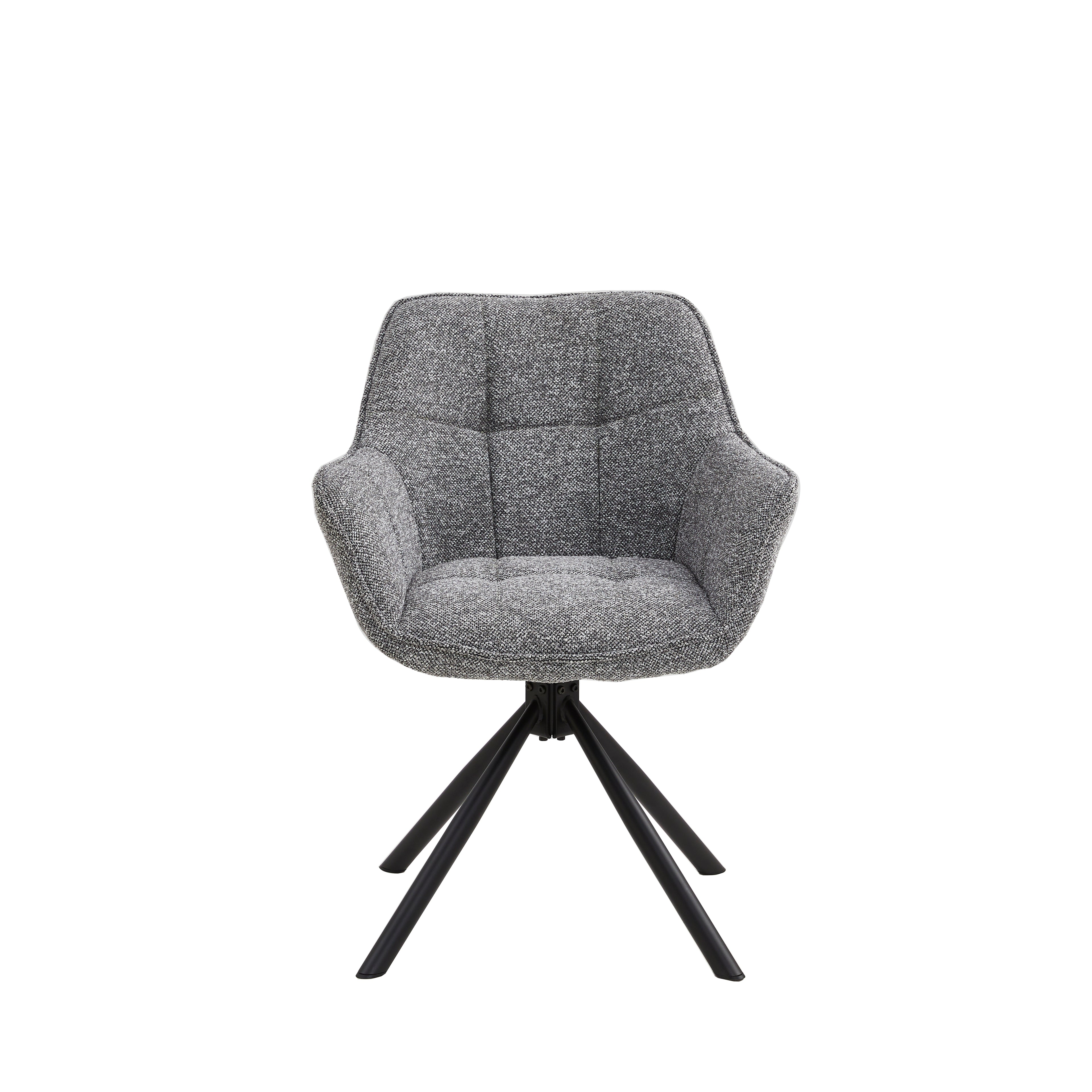 Stoel Sofie met arm silver