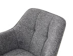 Stoel Sofie met arm silver